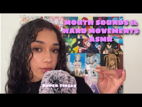 ASMR | Mouth Sounds & Hand Movements 💋 (lip licking, skin scratching)