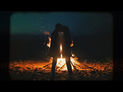You're with a soulmate at the beach by the bonfire admiring a starry night - Ambience ASMR Music