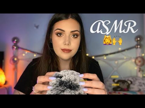 ASMR | Stress-Relieving Head Massage for Relaxation 💜 ~ Testing Out My New Fluffy Mic Cover! 💆‍♀️