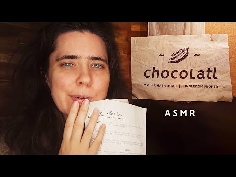 Relaxing Waitress Shares the Chocolate-Filled Menu with You ASMR Role Play