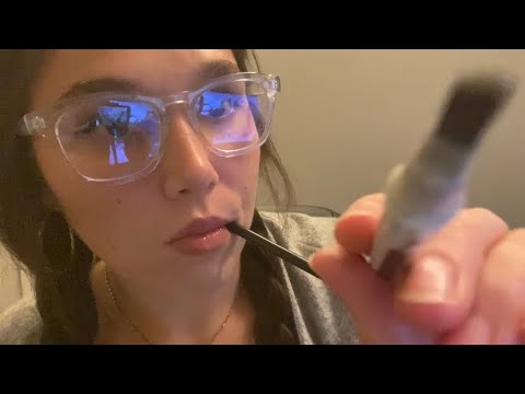 ASMR doing your brows in 5 minutes