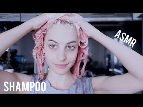 ASMR| Hair👱‍♀️Shampooing+lil brushing, scalp massage| More and more foam, no talking💖💖