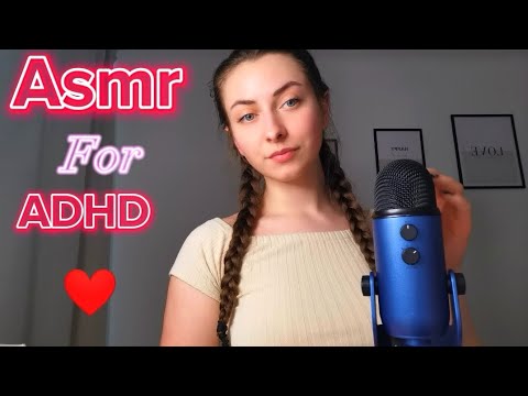 ASMR for people with ADHD(and not only) ❤️❤️❤️