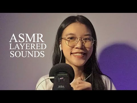 ASMR ฟังเพลินๆ Inaudible  Whisper (Spanish) + Layered Triggers For Relax.