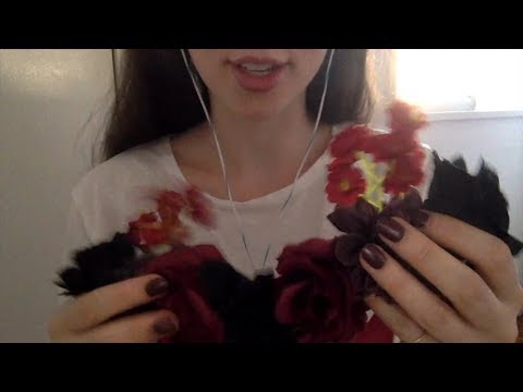 ASMR Measuring Your Face for a Floral Headband 🌼🌺🌸 Lo-Fi Soft Spoken Roleplay