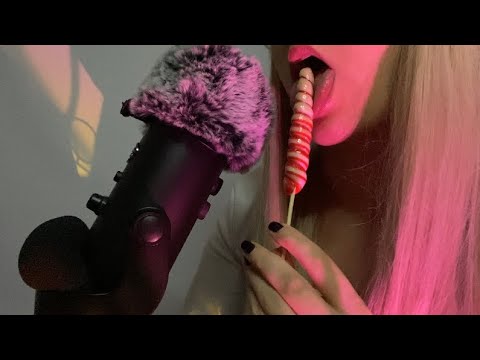 ASMR | CANDY LICKING 🍭 MOUTH SOUNDS + licking sounds