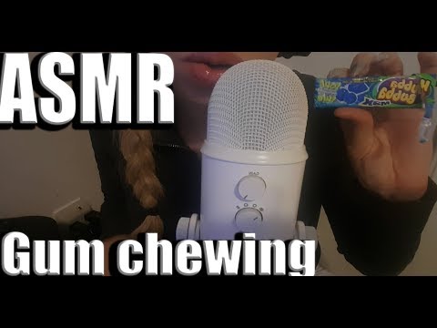 {ASMR} Gum chewing only | with some heavy breathing [ NO TALKING]