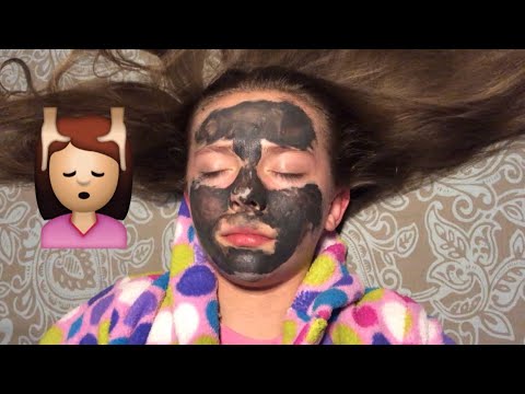 ASMR- Face pampering my sister | Skin care, Hair Brushing, Tapping |