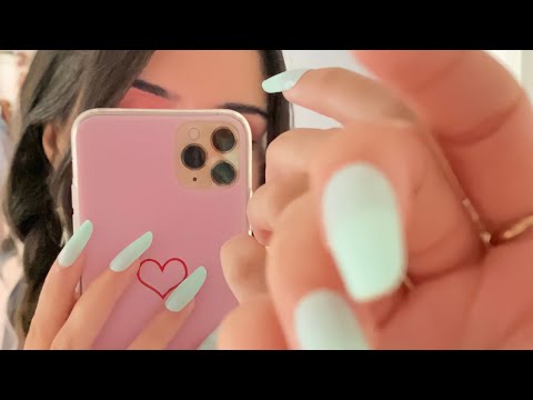 ASMR camera/mirror tapping around my room | edafoxx tingly asmr clips | pink objects only!