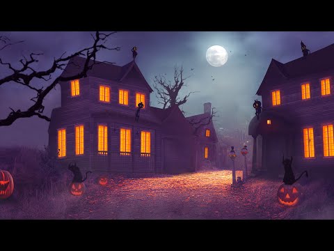 Haunted Halloween Village ASMR Ambience (feat. Pumpkin Kids)