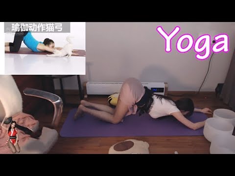 Xuanzi's yoga class begins