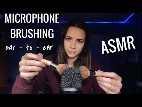 ASMR • Microphone Brushing (Ear-to-Ear Sounds)