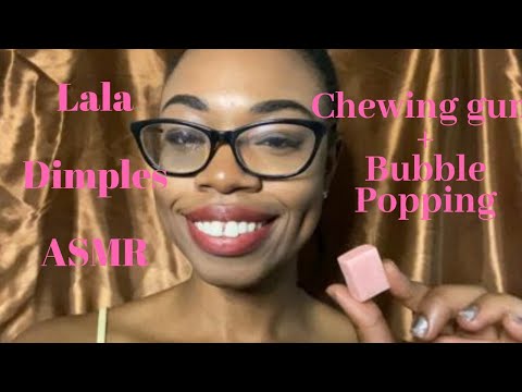 ASMR| No Talking|Bubble Gum Chewing +Bubble Popping
