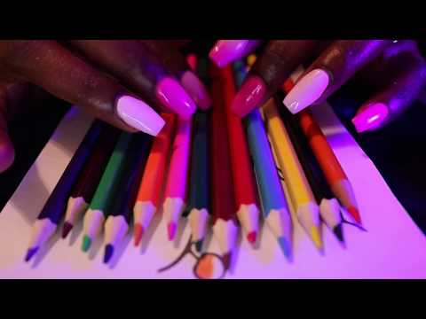 Rainbow My Life: Scratching, Brushing, Painting, Page flipping, Coloring you beautiful ASMR