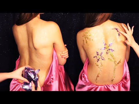 ASMR Back Massage with Glitter, Extra Tingles for Falling Asleep with Fair & Lauren
