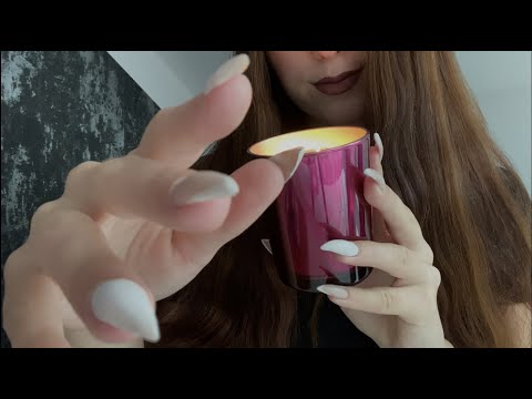 ASMR | TAPPING WITH LONG NAILS AND WHISPERING 🌙
