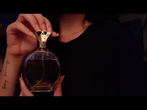 ASMR | tapping & shaking perfume bottles