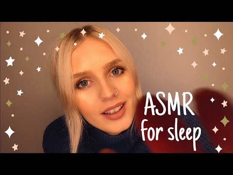 ASMR Helping You Sleep - Face Touching Personal Attention, Countdown & Breathing Exercise