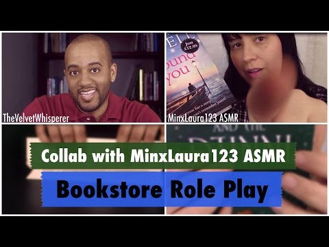 ASMR Collab with Minx Laura123 ASMR | Bookstore Role Play |