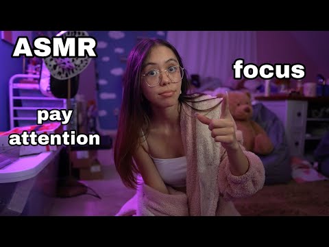 ASMR | Pay Attention and Focus on Me (fast aggressive triggers + rambles)
