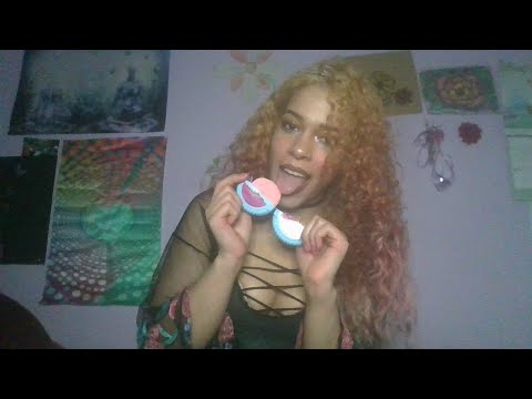 ASMR - Chewing Gum Blowing Bubbles