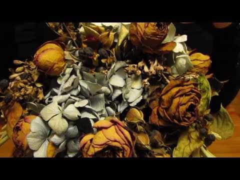 #80 *ASMR* Dried flower crinkles, nail tapping and scratching