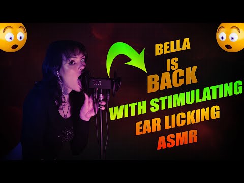 BELLA'S STIMULATING EAR LICKING ASMR - THE ASMR COLLECTION - BELLA IS BACK!