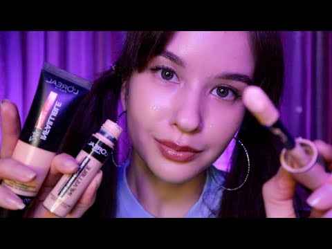 ASMR I'll do your Makeup. Mouth sounds. Role play💄From which you fall asleep. Personal attention