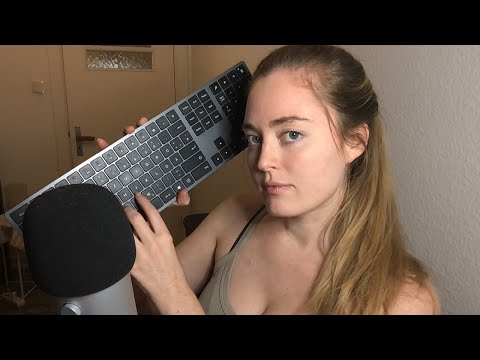ASMR American Whispers in German About the Keyboard & Why I Moved To Germany