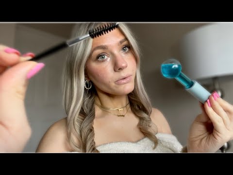 ASMR Close Up- Doing Your Eyebrows| (Personal Attention)💠