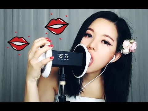 Ear Eating sounds ASMR 💋 Licking Mouth Sounds No Talking
