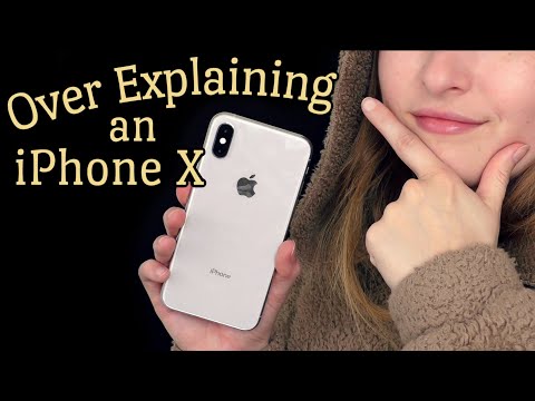 ASMR | Over Explaining How to Unlock an iPhone X (tapping, whispered)