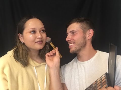 My Boyfriend does my makeup in ASMR