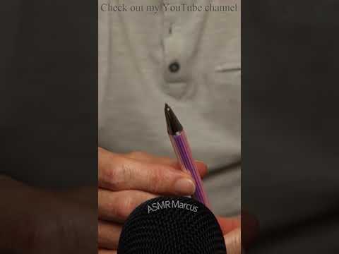 ASMR Tapping Touching And Moving A Ballpoint Pen #short