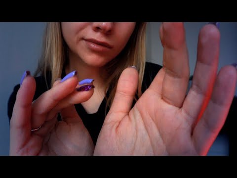 ASMR Hand Movements Whispering Tapping | Layered Sounds Semi Inaudible | Anxiety Relief & Sleep Aid