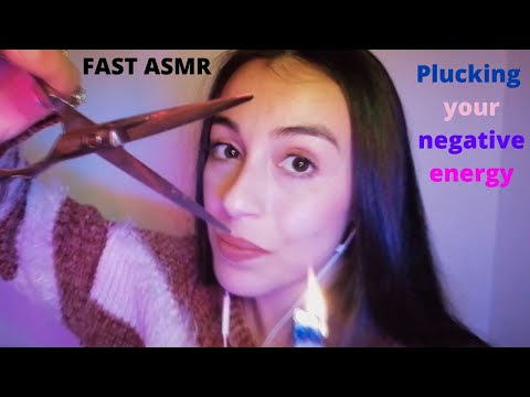 ELIMINO LA TUA ANSIA -Plucking your negative energy / FAST ASMR ITA