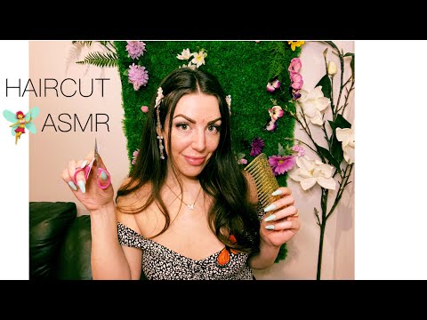 POV sketchy fairy gives u a haircut | Hair Brushing, Haircut, Personal Attention ASMR Role Play