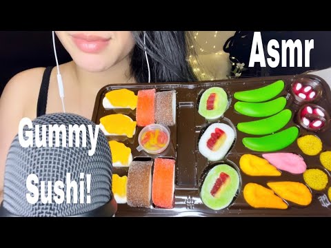 Asmr | Gummy Sushi 🍣 Eating Sounds | No Talking