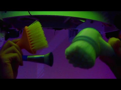 ASMR brushing the camera with different brushes(ACTUAL CAMERA TOUCHING)