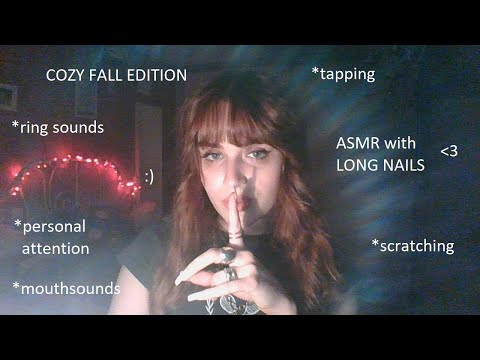 ASMR cozy triggers with long nails to help you relax and sleep | ASMR deutsch/german