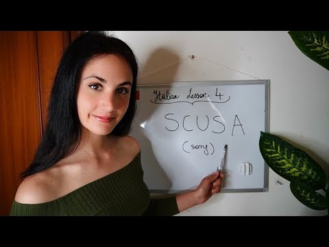 ASMR | Relaxing Italian Lesson 🇮🇹 Teacher Roleplay • Soft spoken • Common Phrases