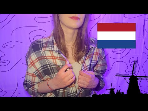 Russian Trying to Pronounce Dutch [ASMR] (Gentle whispers, hand sounds, story)