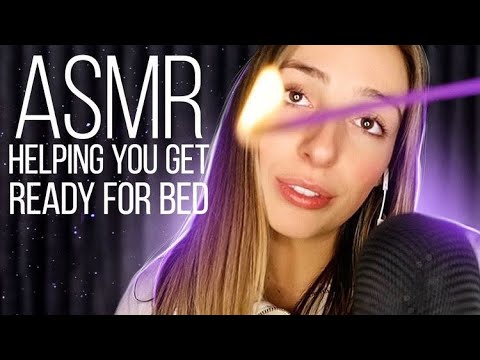 ASMR Helping You Get Ready For Bed | Personal Attention, Hand Movements