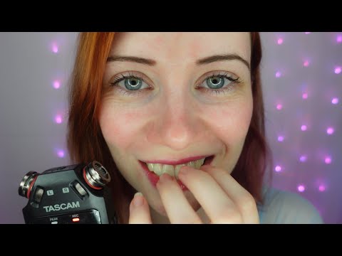 ASMR - Close Up Teeth Tapping, Gum Chewing, Personal Attention