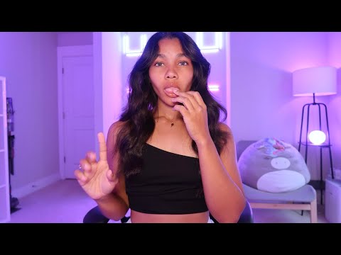 ASMR | Fast & Aggressive Spit Painting & Negative Energy Eating 👅⚡️✨