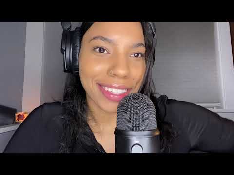 ASMR inaudible whispers with a couple of different sounds for tingles
