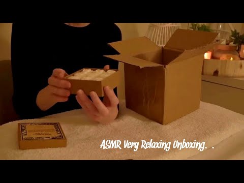 ASMR Extremely Relaxing Unboxing Video of the most beautiful Wax Melts (Soft spoken) Pour London.