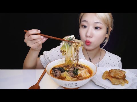 [ASMR] 최애 마라탕 이팅 사운드 | Mala soup eating sound