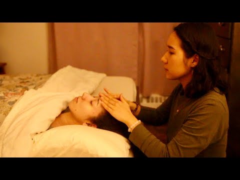 [ASMR] Getting My Sister Ready for Sleep 💤 Scalp & Facial Massage, Reading (Real Person Binaural)