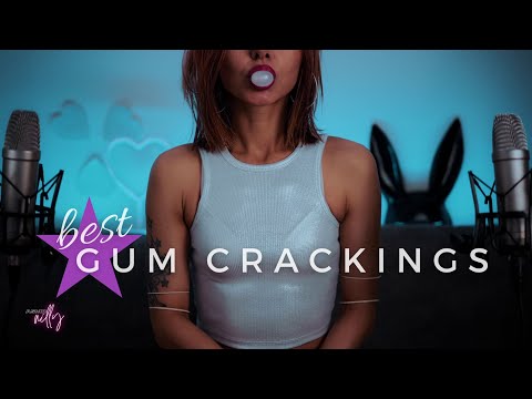 ASMR | Gum Chewing Sounds | Best Gum Crackings 👅Mouth Sounds (No Talking)
